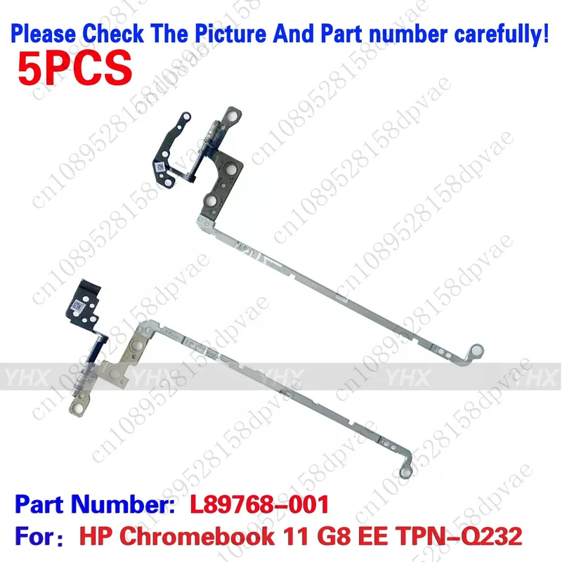 

GYX, 5 шт., новинка для HP Chromebook 11 G8 EE TPN-Q232, комплект шарнира Lcd L&R L89768-001, быстрая доставка