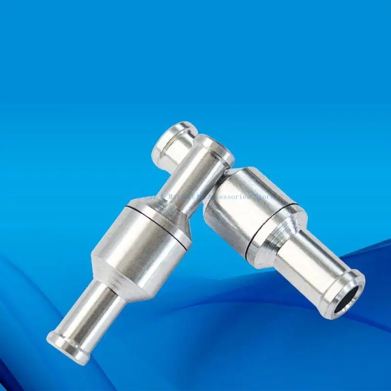 L5BC 6/8/10/12mm Pemeriksaan Bahan Bakar Non-Way Non-Way untuk Katup Aluminium Paduan Gasolin Selang Vakum Vakum Minyak