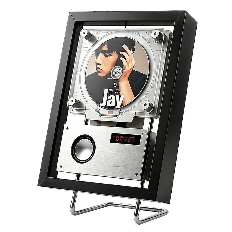 Wall‑Mount Photo Frame CD Player Hi‑Fi Bluetooth Speaker Rechargeable Dual‑Direction Bluetooth Audio Gift