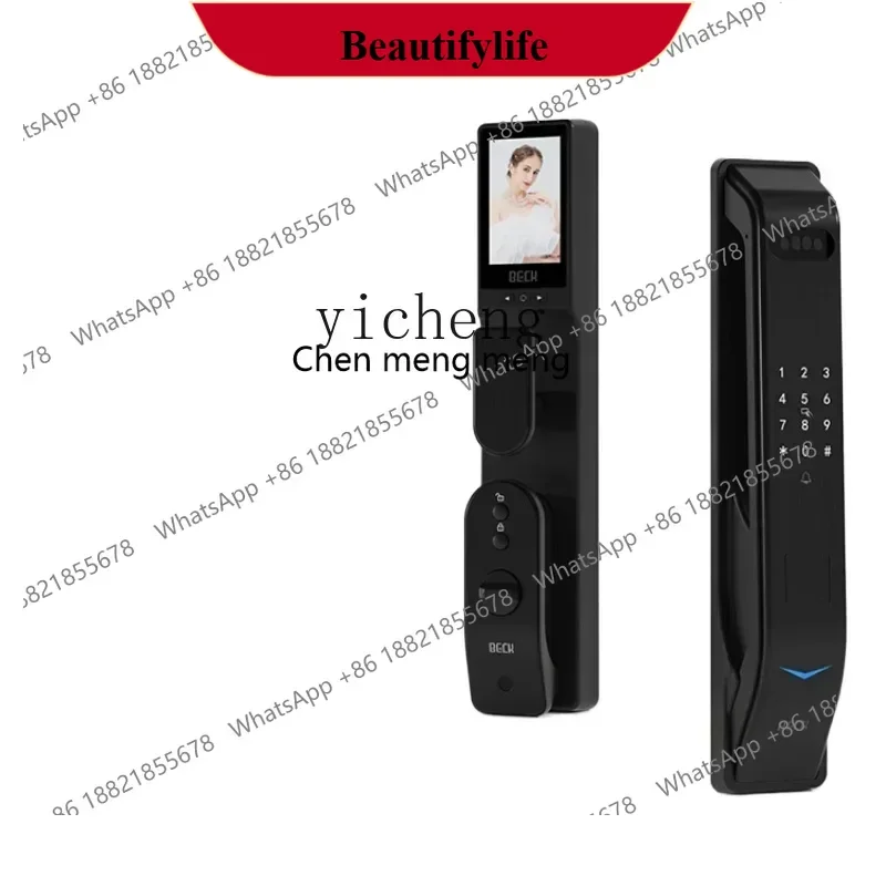 AB02 ZF Smart Lock Face Recognition Fingerprint Lock Peephole Viewer Home Intelligence