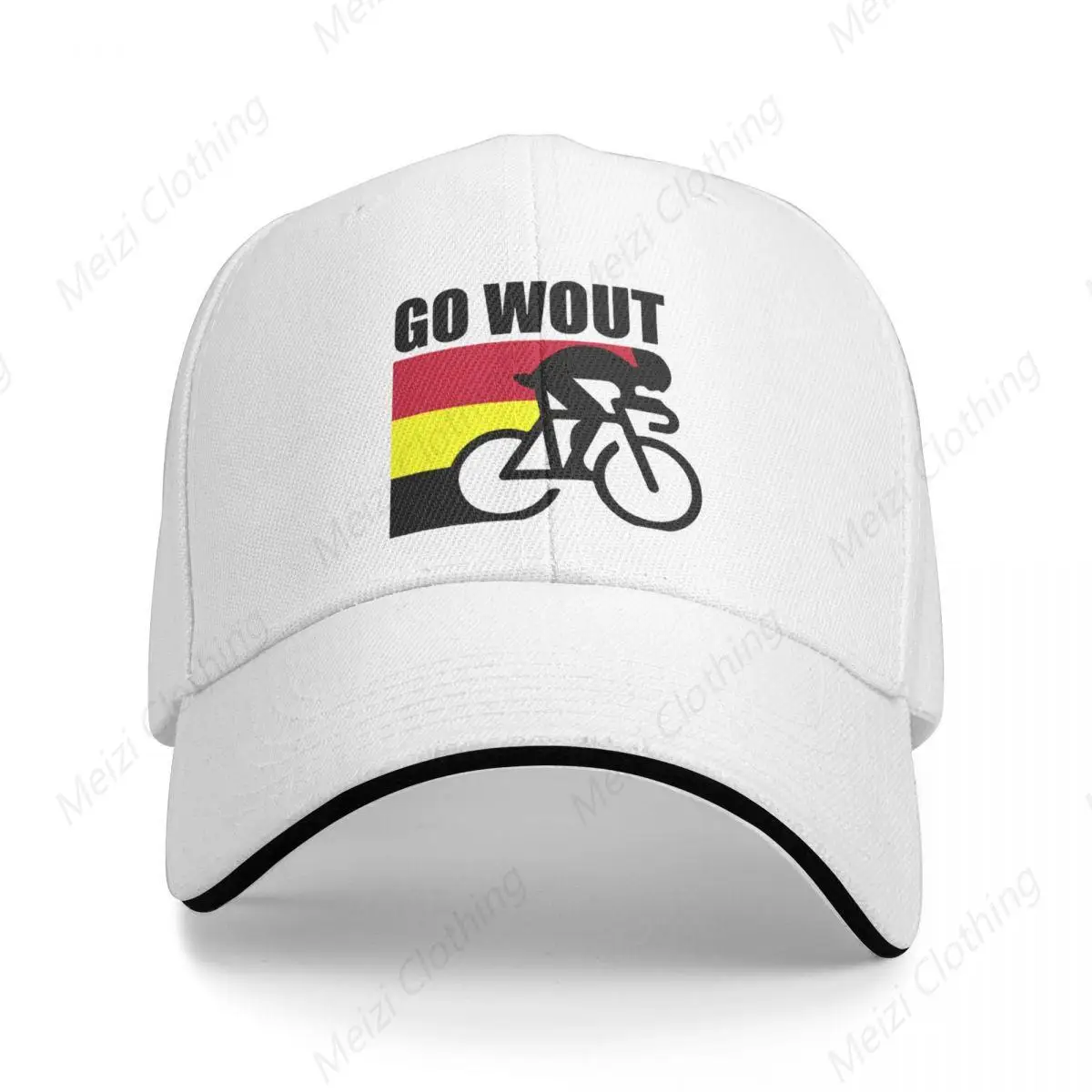 

Belgian Flag Duck Tongue Hat Outdoor Sports Exercise Men's and Women's Neutral Style Baseball Hat Adjustable Truck Hat