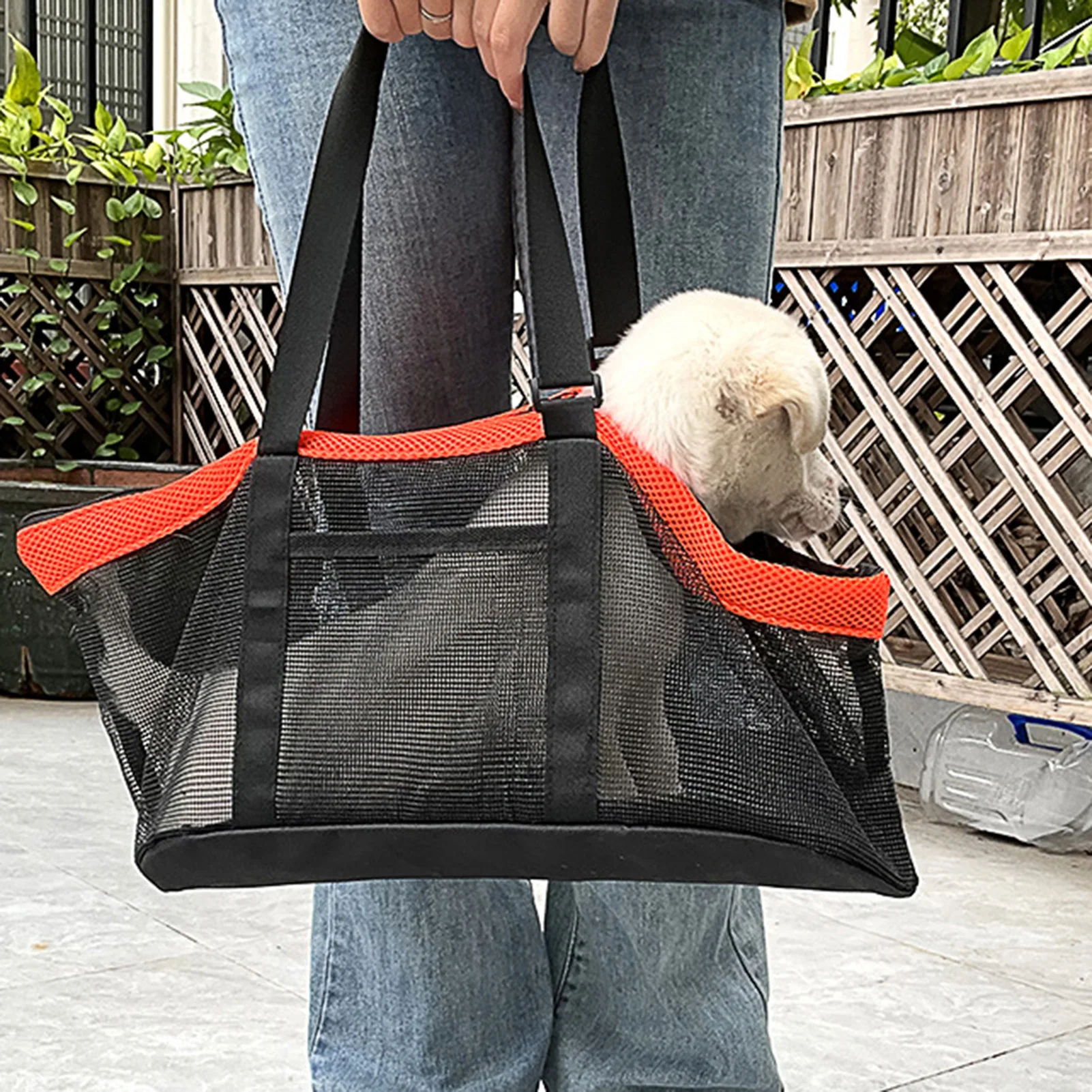 

Сумка-переноска для животных: дышащий сетчатый рюкзак для собак и кошек, легкая портативная сумка-переноска для транспортировки питомцев