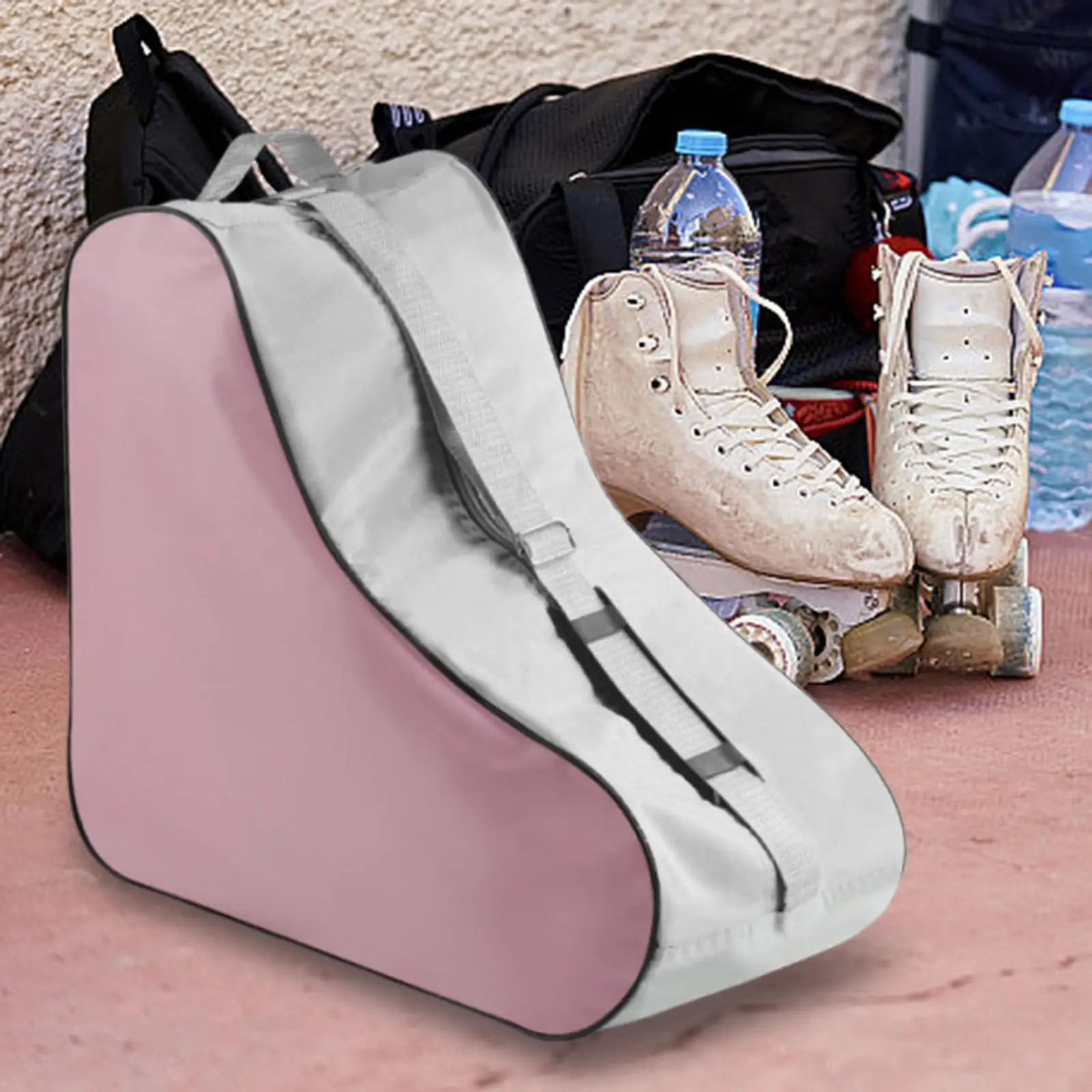 

Kids Roller Skates Bag Container Portable Storage for Protective Figure Skates Quad Skates Inline Skates Ice Hockey Skate