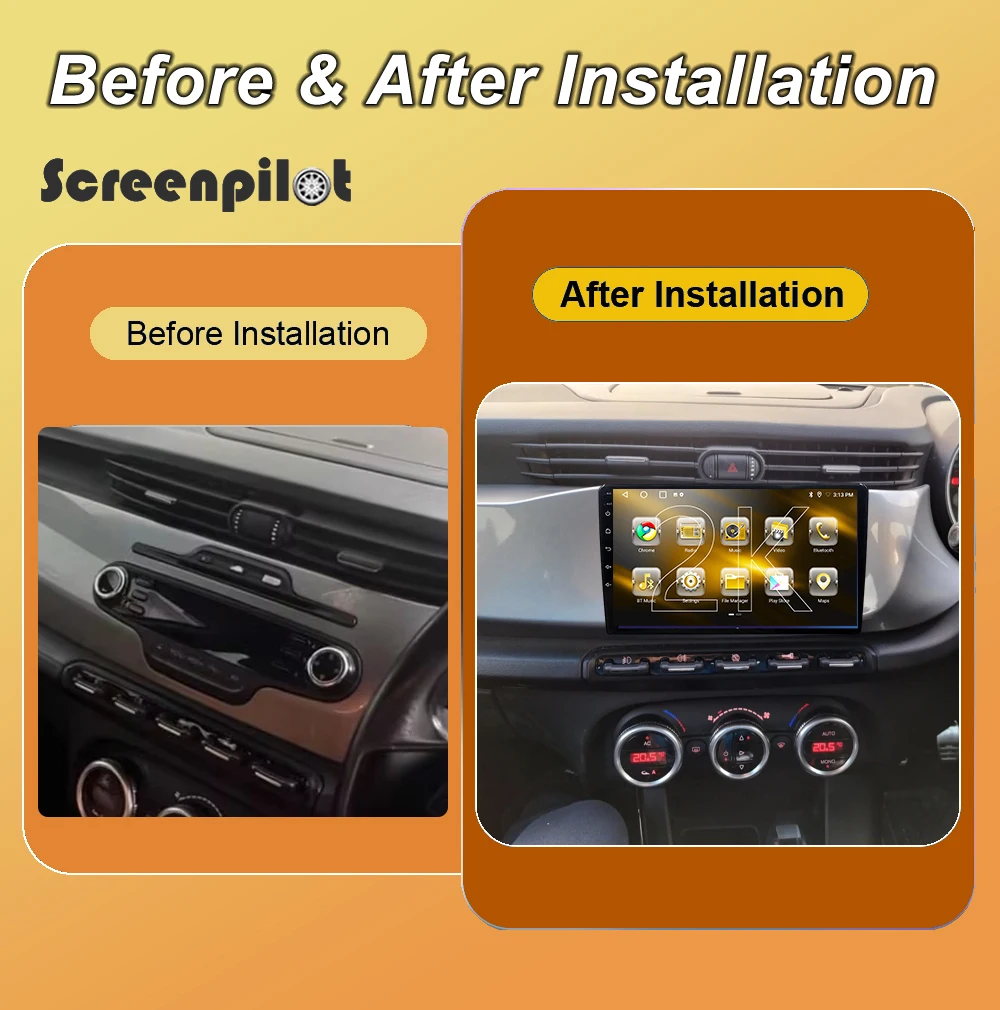 Android 16 Car Radio Stereo For Alfa Romeo Giulietta 2010 2011 2013 -2014 RHD 2K QLED Multimidia Player GPS Carplay Android Auto