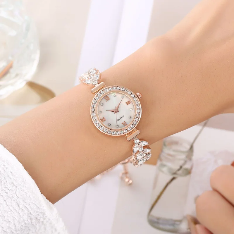 무료 조정 가능한 인기 인어 시계, 저렴한 럭셔리 패션 다이아몬드 여성 시계, 심플하고 우아한 작은 팔찌 시계