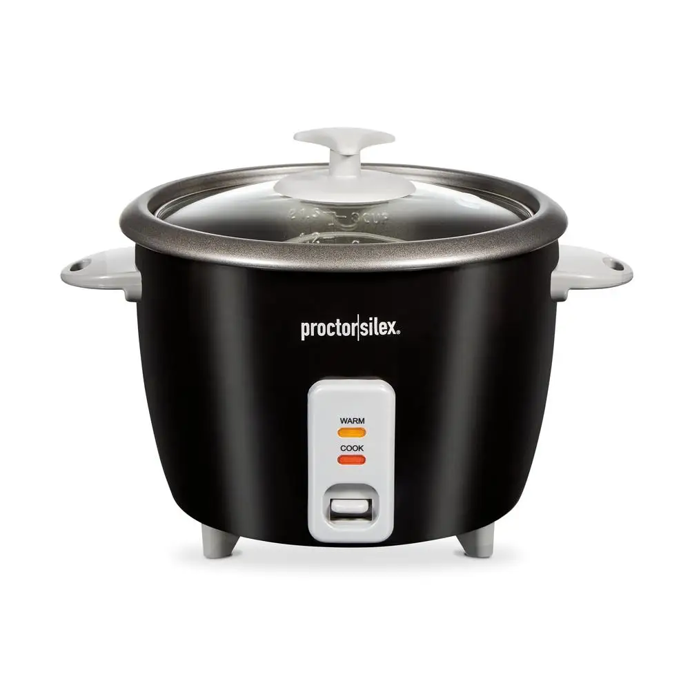 

16 Cup Rice Cooker & Steamer Black & Silver 37527