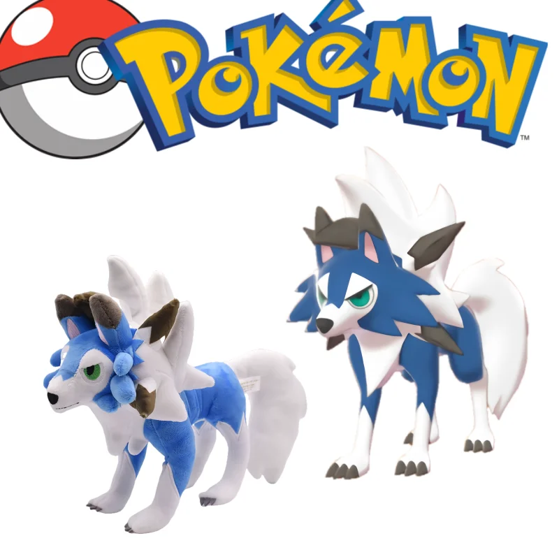 

Плюшевая кукла Pokemon Pikachu Lycanroc Rockruff Popplio Litten Rowlet Toy Solgaleo Cosmog Gengae Lunala Necrozma
