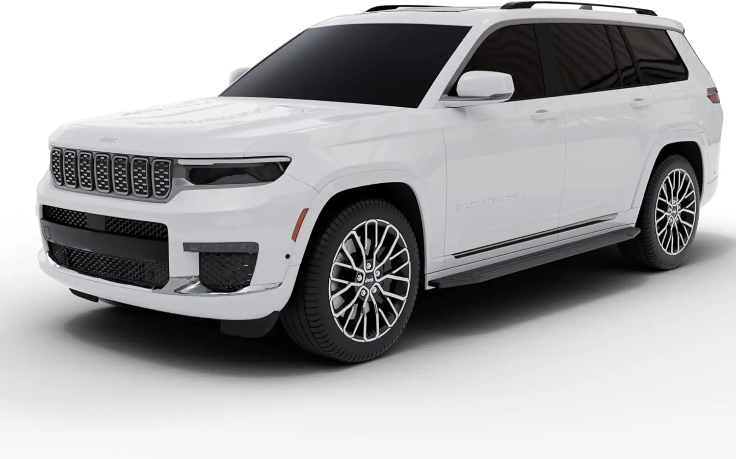 

Черные беговые доски в стиле F6 | Совместим с Jeep Grand Cherokee 22-23/21-22 Grand Cherokee L.