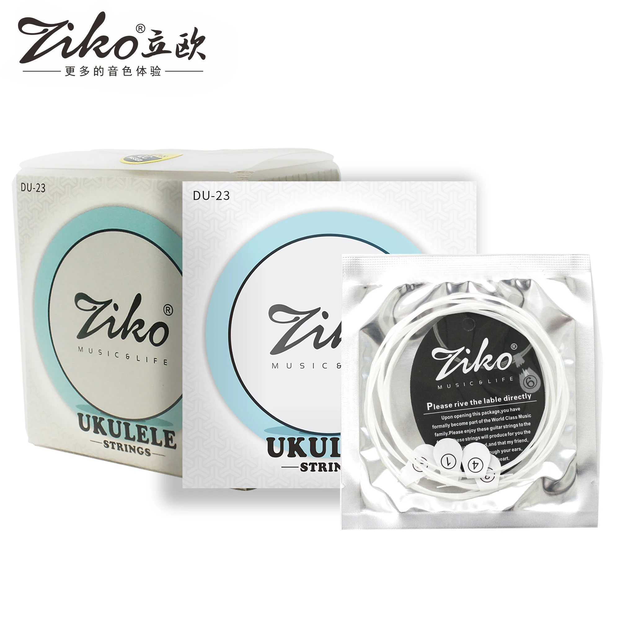 

ZIKO Universal Ukulele Strings Nylon Wire String Transparent Timbre Guitar Strings High Quality Guitar Accessories & Parts