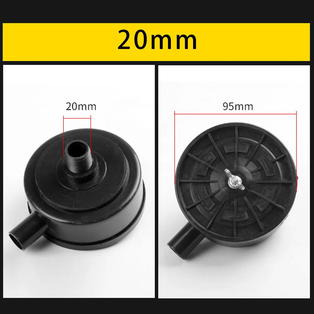 12.5 مللي متر 16 مللي متر 20 مللي متر أجزاء ضاغط الهواء المعادن ضاغط الهواء مدخل تصفية الضوضاء الخمار كاتم الصوت 1/2 ''5/8" 3/4'' الموضوع M12