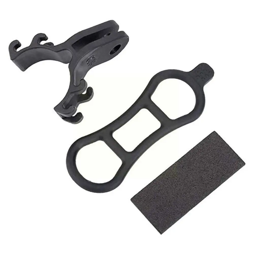 Adjusted Bicycle Light Torch Flashlight Holder Clip Mount Bracket for Road Bike Cycling for Gopro Camera Mount Holder Black W0E8