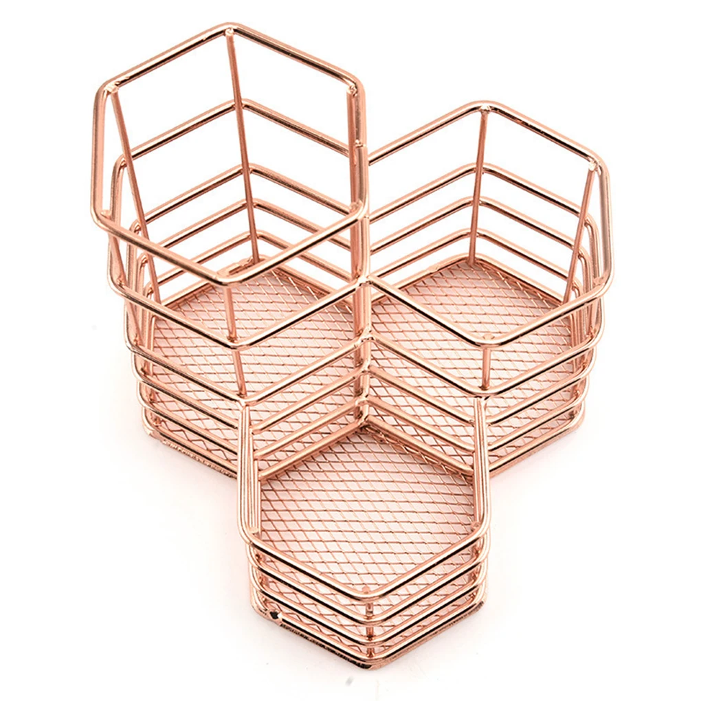 Maquiagem elegante Pincéis Storage Container, Easy Access, Papelaria para Office e Home