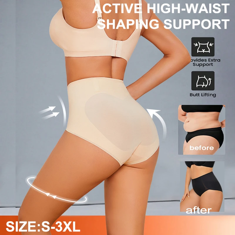 FINETOO Sexy Frauen Nahtlose Dessous Bauch Steuer Höschen Abnehmen Body Shaper Tanga Shapewear Taille Trainer Unterwäsche Fett Mädchen