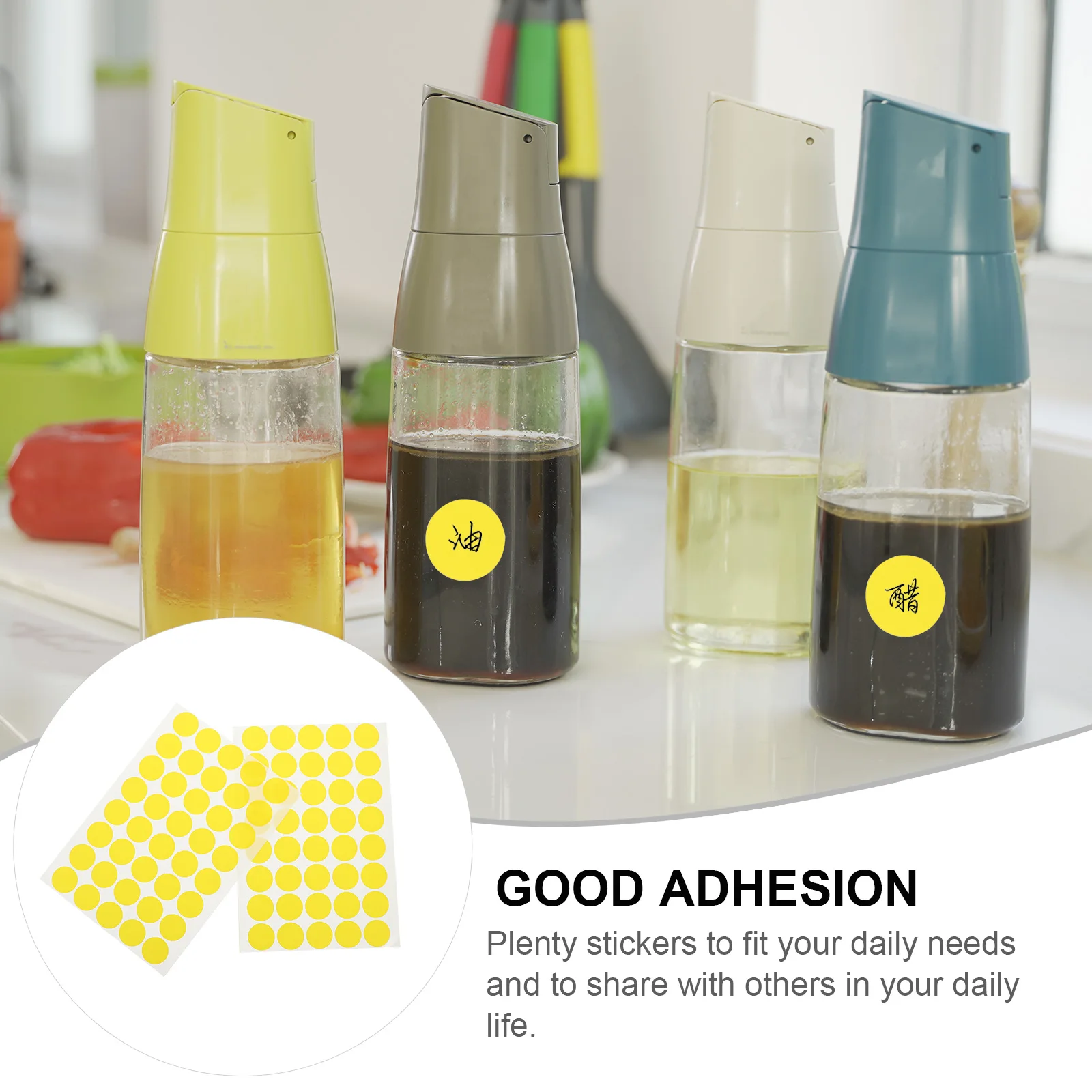 

10 Sheets Blank Round Stickers Adhesive Dot Labels For Home Office Organization Colorful Coding Labeling Sealing Envelopes Matte