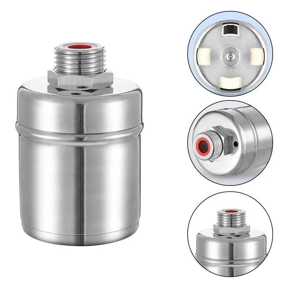304 Stainless Steel Float Valve Automatic Water Level Controller Float Valve For Water Tower Tank Kitchen Faucet