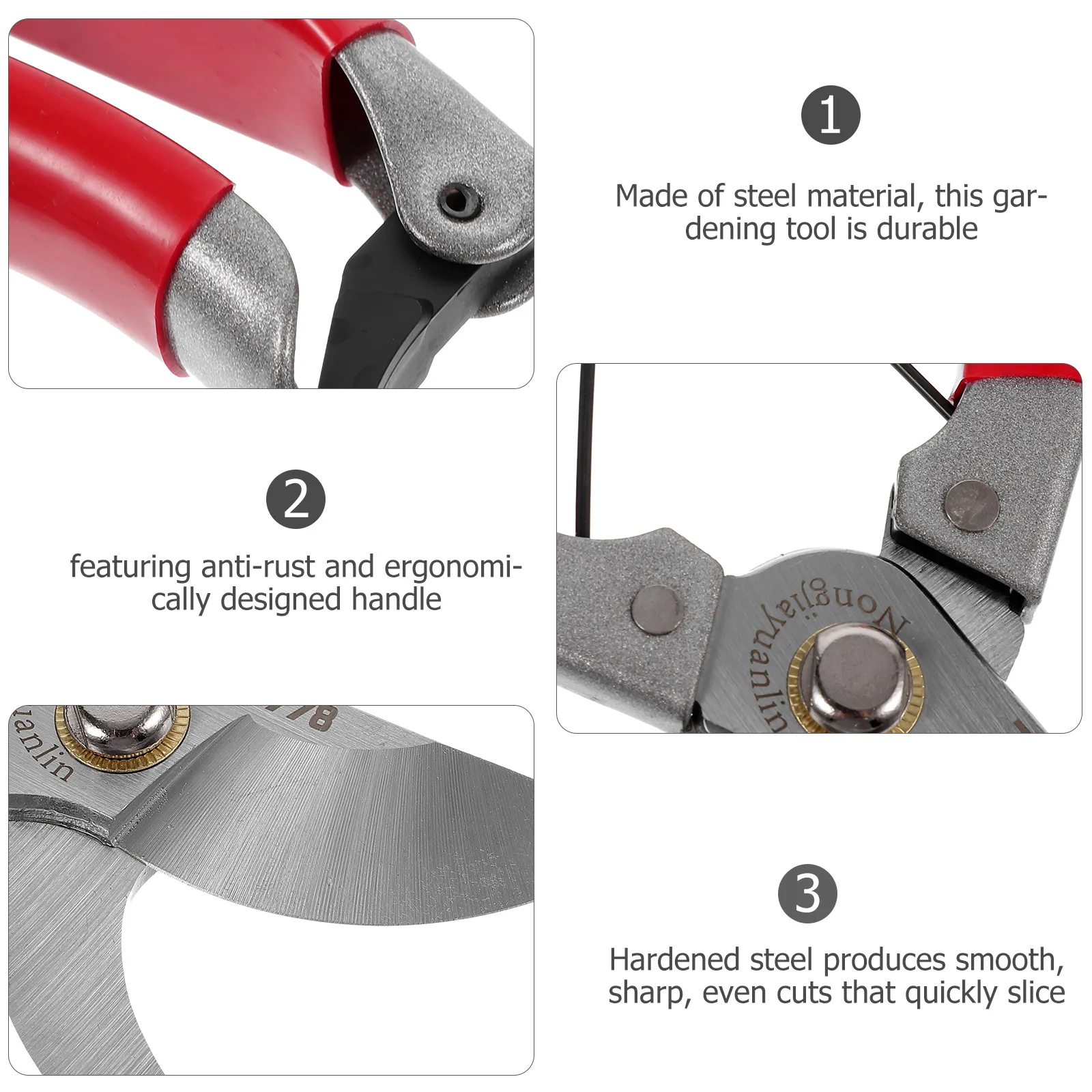 

Heavy Duty Steel Gardening Pruning Shears Tree Trimming Cutter Tool For Garden Flower Scissors Bonsai Plant Trimmers Clippers