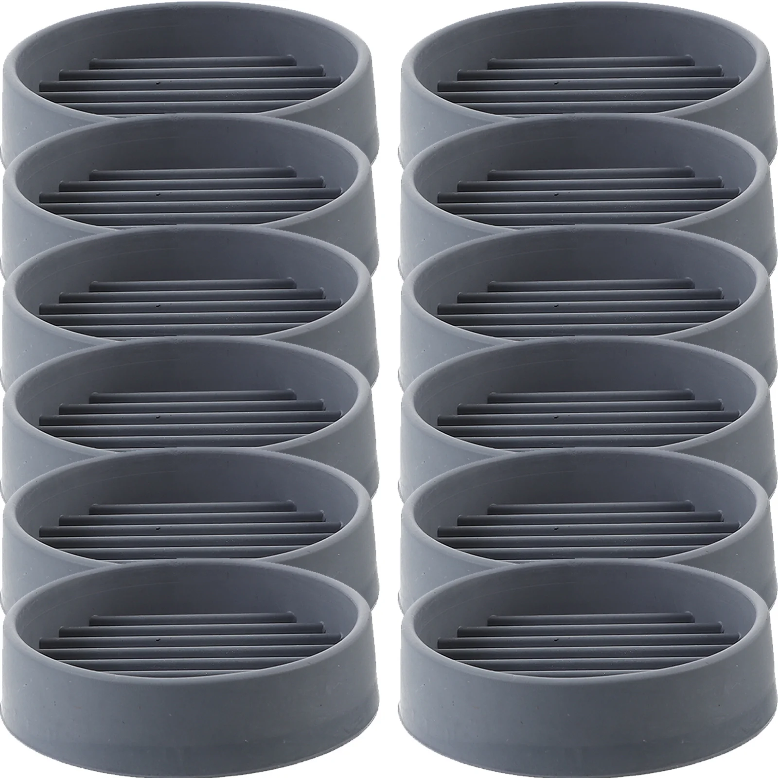 

12Pcs Furniture Caster Cups Rubber Wheel Stoppers Durable for Hardwood Floors Protect Floors from Scratches Caster Cups