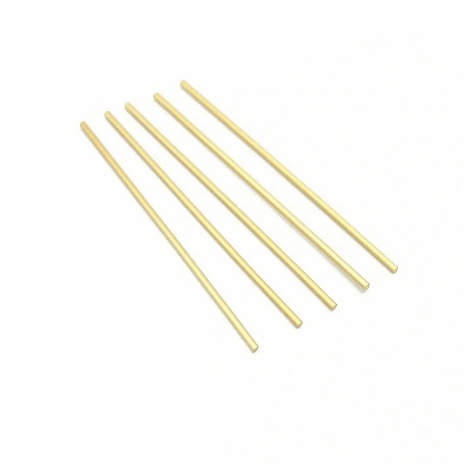 5 Pieces Precision Straight Metal Rods Smooth Cylindrical Shape, Versatile,