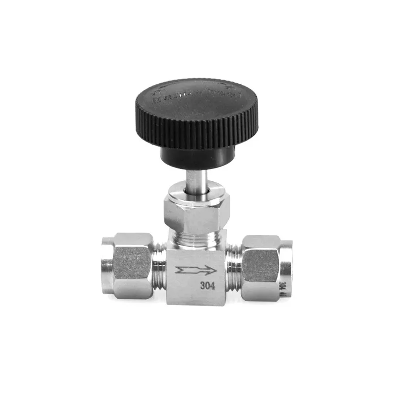 Adjustable Needle Valve OD 6~12mm Card Sleeve Globe Valve Development Of Cartridge - type Flow - regulating Control Valve SS304