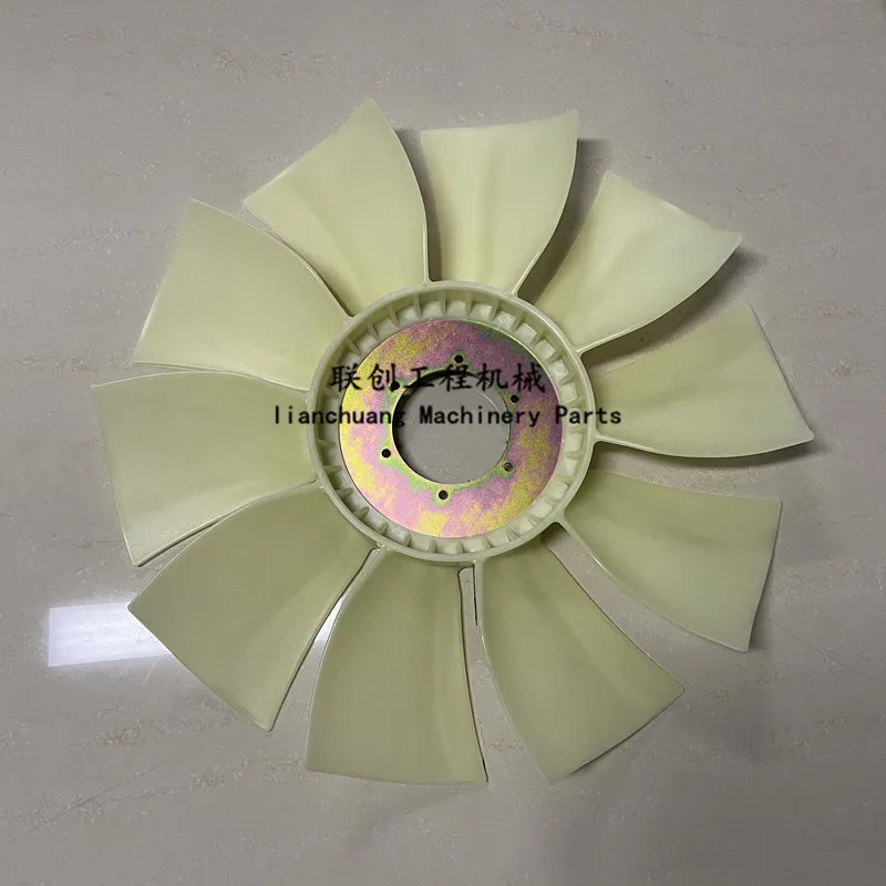 For Caterpillar Cat E323D Excavator C7.1 Engine Water Tank Heat Dissipation Multi-Blade Fan Blade accessories