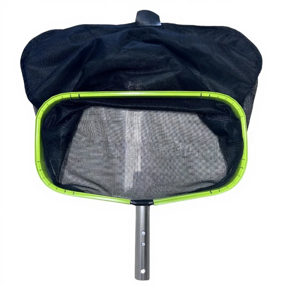 Fine Mesh Scoop Pool Skimmer Net Aluminum Frame Lightweight Design Pool-safe Edges No-scratch Frame Cleaning Tool
