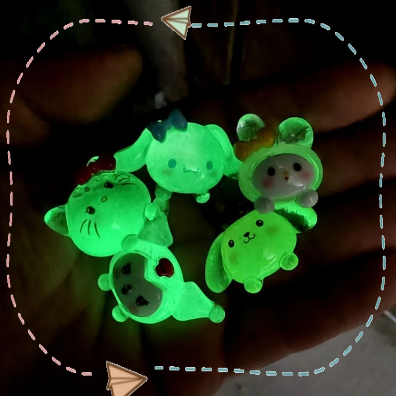 Cartoon Anime Sanrio Cute HelloKitty Kuromi Doll Ornament Handmade DIY Hairpin Jewelry Accessories Materials Festival Gifts