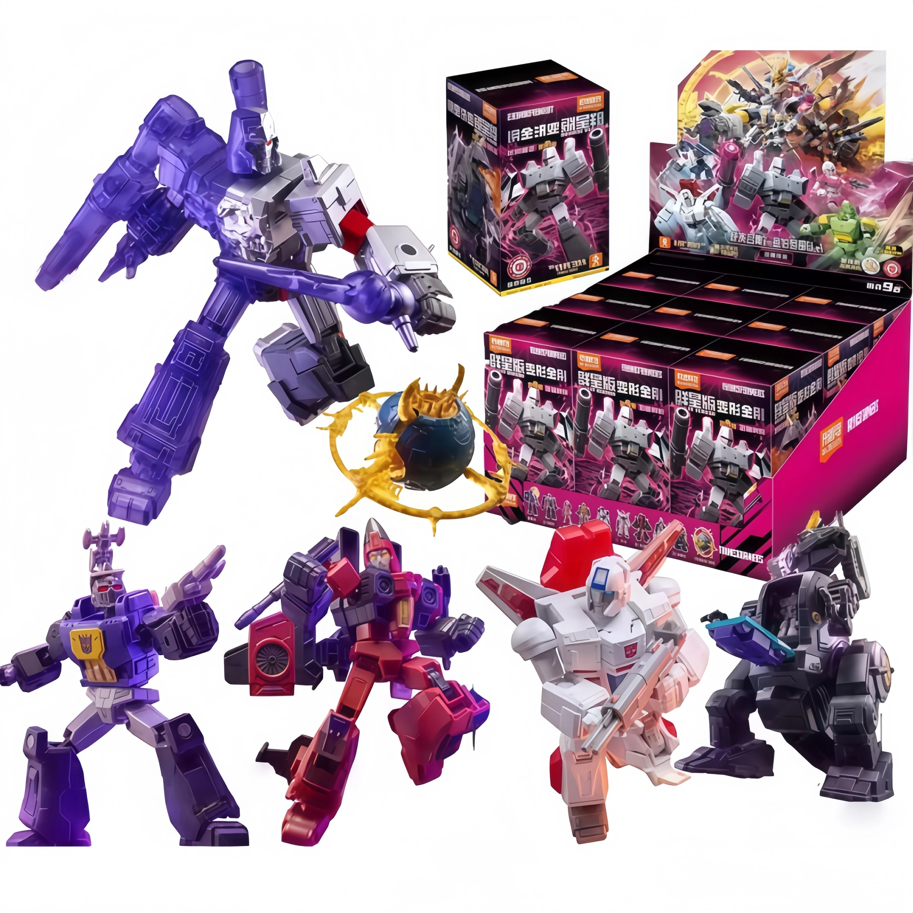 Blokees Transformer Toys Galaxy 3-9 Rodimus Prime Hot Rod Scorponok Shockwave Megatron Optimus Prime Figuras de Acción