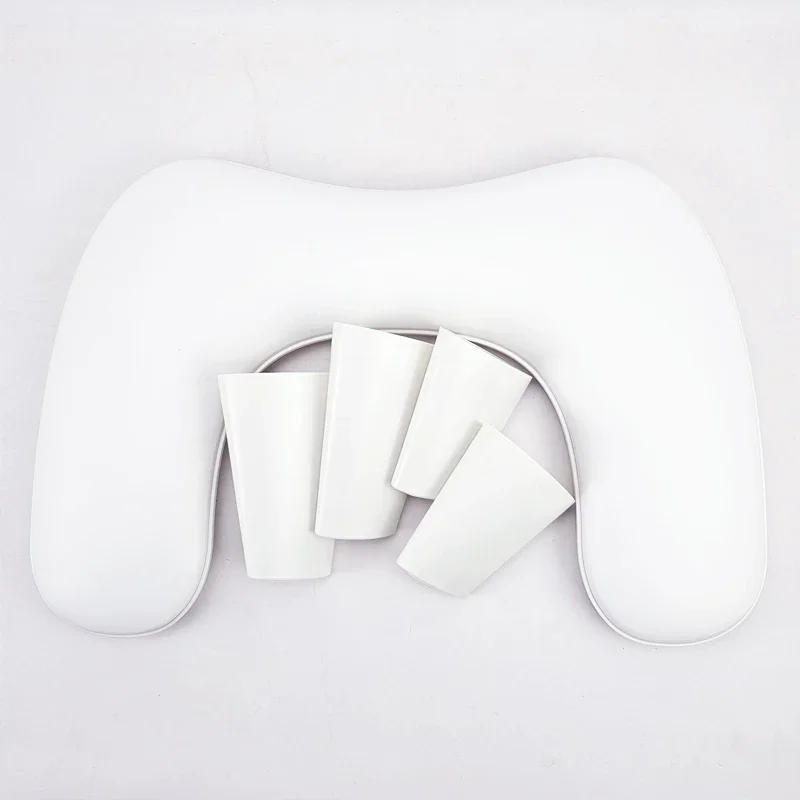 PU Leather Portable Tilt Design Nail Art Hand Pillow Hand Cushion Removable Stand Manicure Hand Rest Pillow Nail Tools