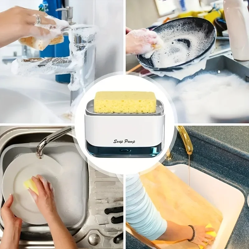 موزعات الصابون السائل منظف المطبخ سعة كبيرة أطباق الصابون موزع المطابخ اكسسوارات بالوعة طبق رغوة تركيبات المنزل