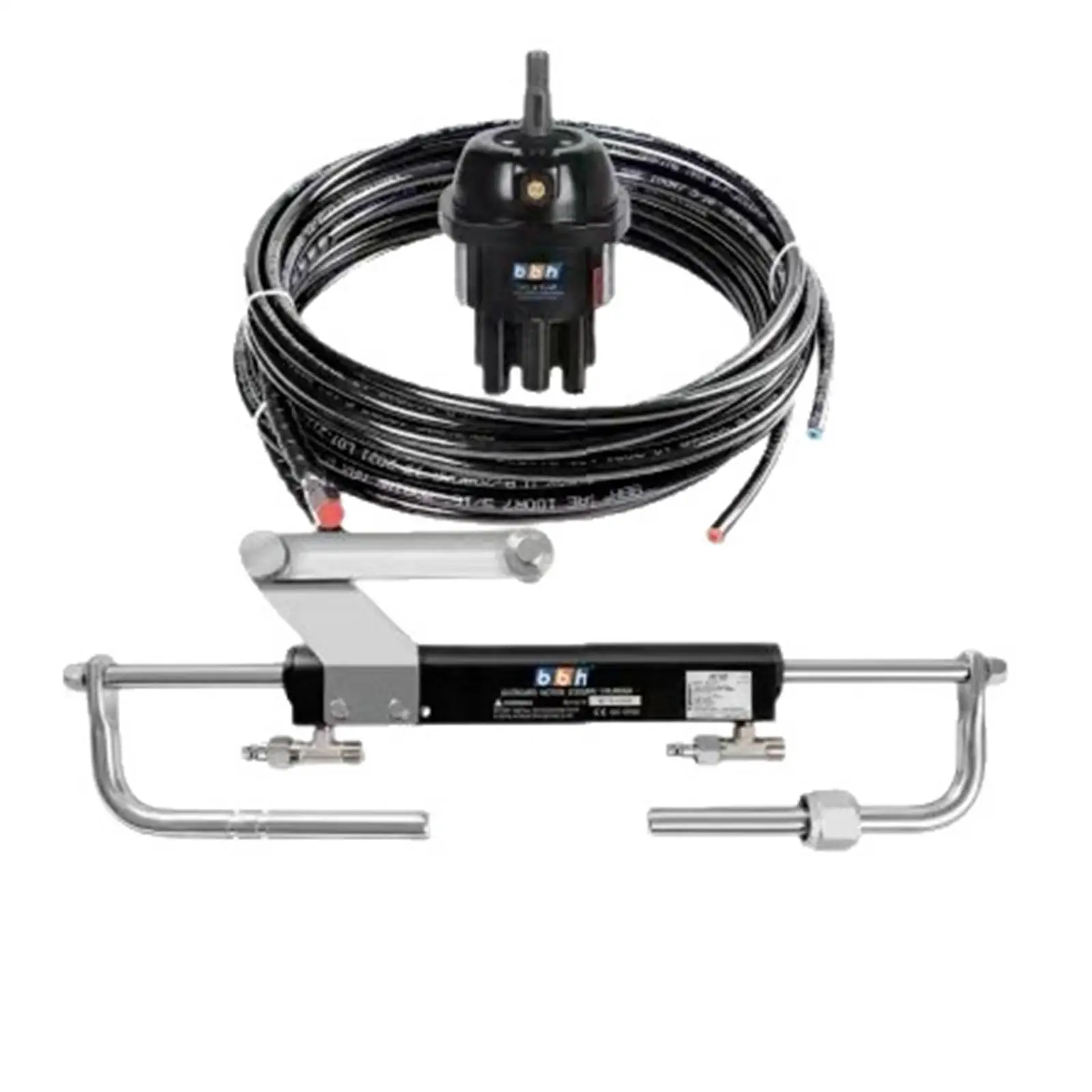 

Набор гидравлических цилиндров рулевого управления из прочного сплава для лодочного мотора, простая сборка, детали морской системы