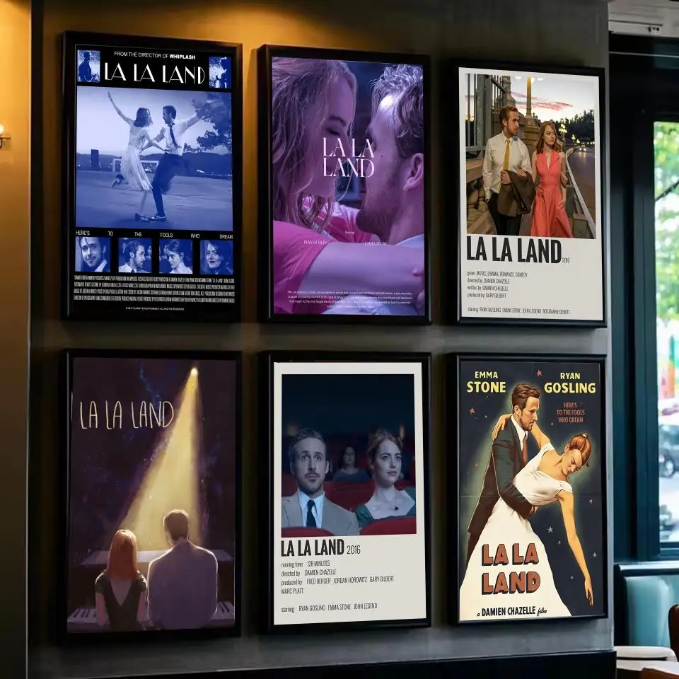 

Classic Movies L-La La LandS Poster For Living Room,bedroom,bar Wall Art Prints Paper Sticker Decoration Gifts