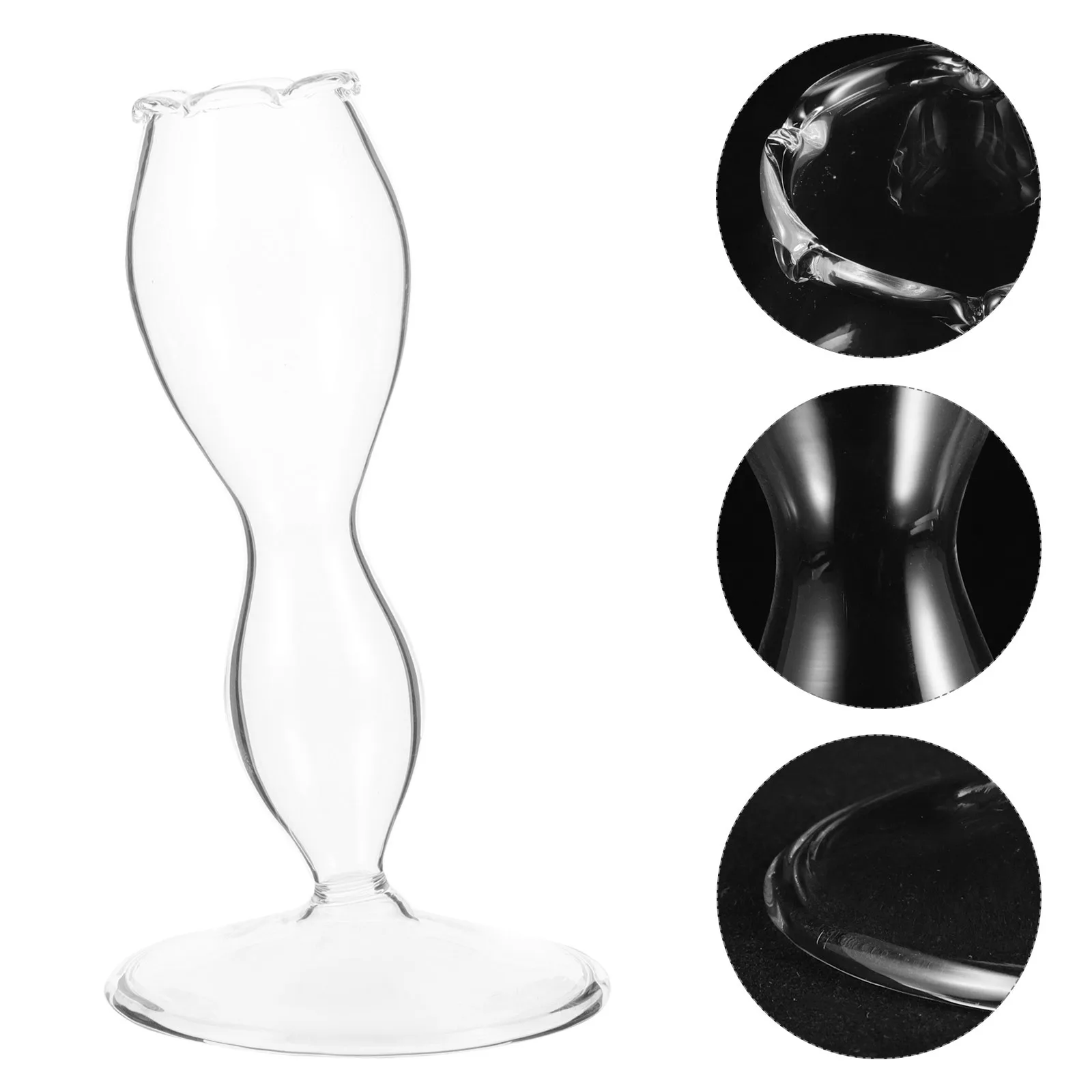 

Fountain Pen Stand Decorative Holder Dip Accessory Flowerpot Glass Container Base