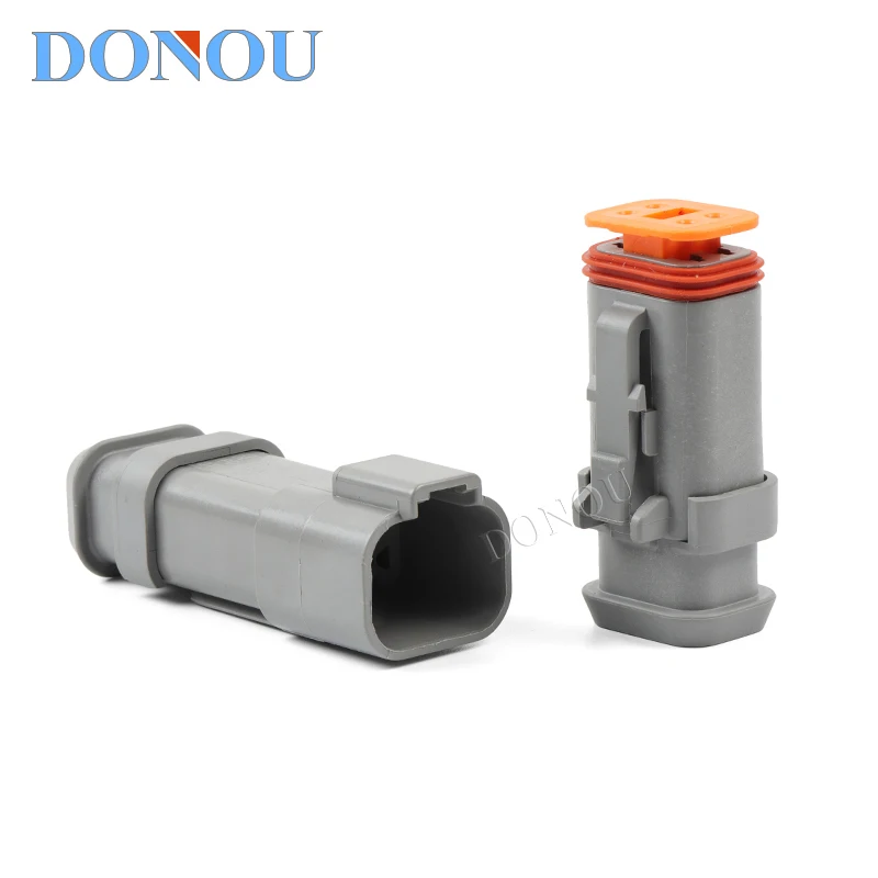 Waterproof Connector for Pump Truck DT06-4S-E008 DT04-4P-E008 Durable Electrical Part for Vehicle Repair