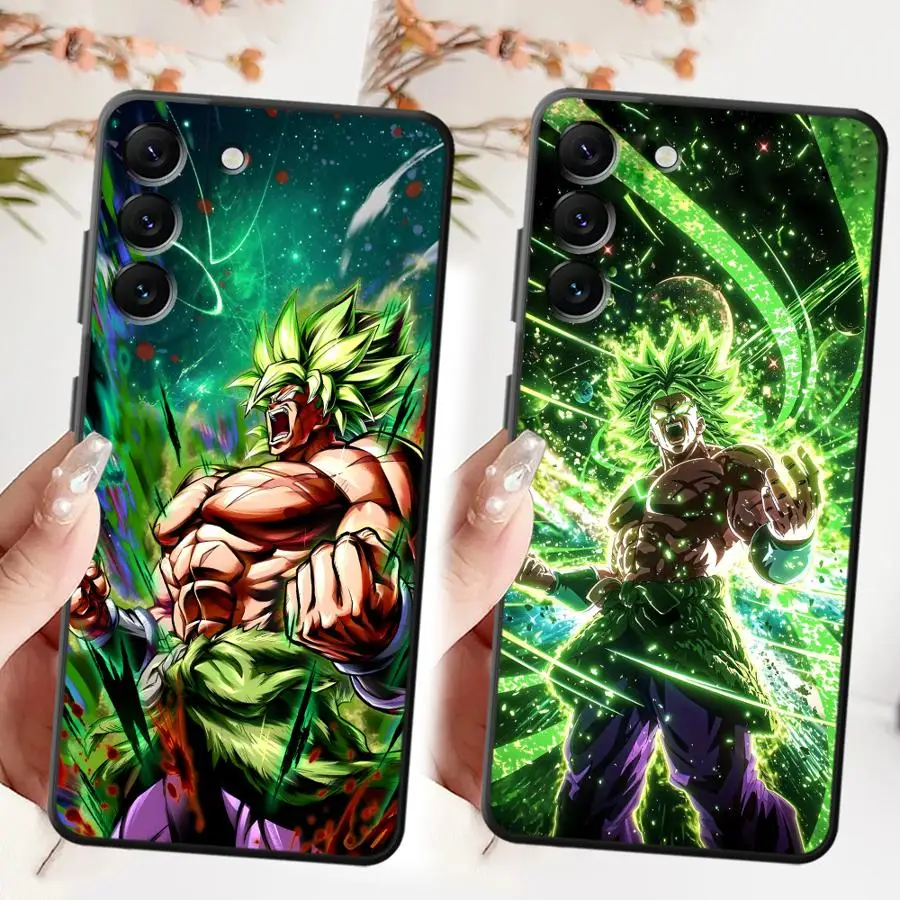 Hülle für Samsung Galaxy A25 A71 A26 A72 A32 A36 A24 A55 A41 A23 A53 A22 A52 A35 A51 A73 Schwarze weiche Handyhülle Dragon Ball