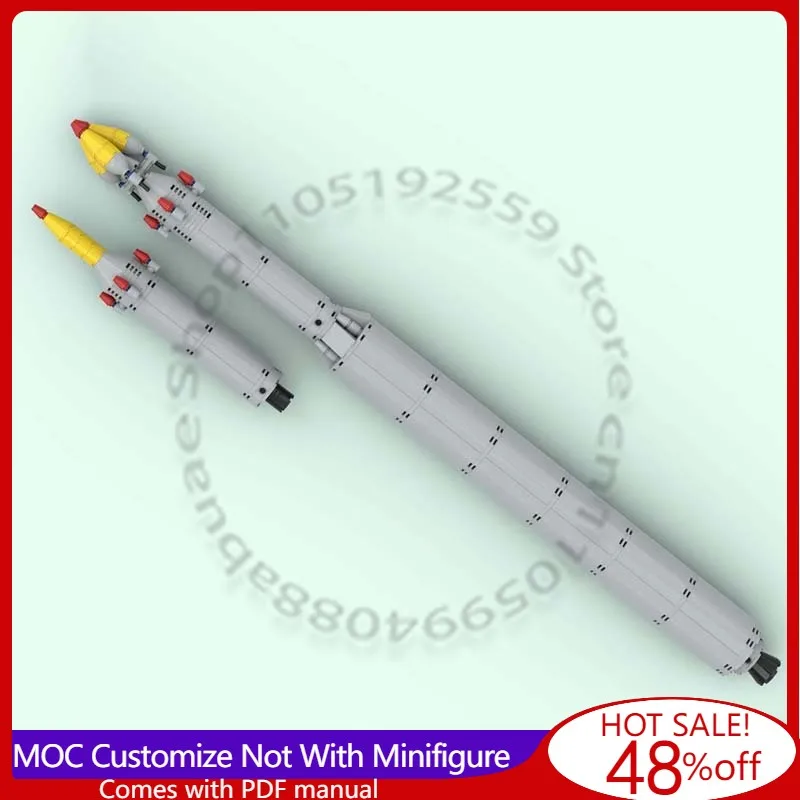 

191 деталей, серия «Военная техника», ракета RSD-10 «Пионер» — SS-20, конструктор MOC, модульный, технология DIY, игрушка, подарок на день рождения