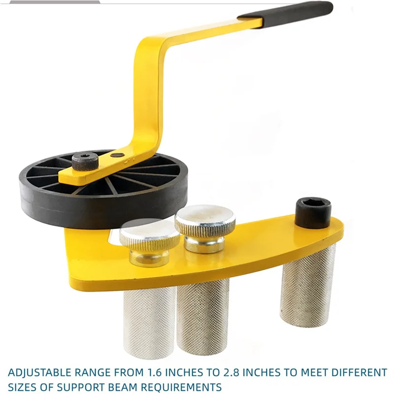 Herramienta de enderezamiento de A95I-Deck, palanca de doblado de tableros de cubierta para fijar la deformación de tableros de cubierta durante la instalación