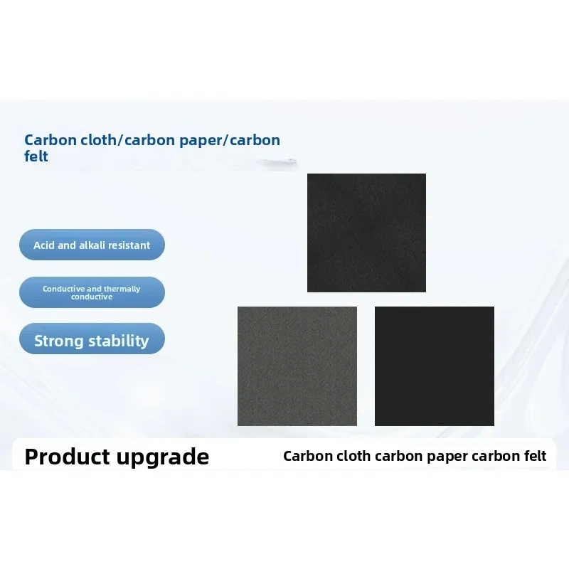 Premium Electrochemical Fiber Cloth, Paper & Felt, Current Collector MFC Anode Substrate Conductive Carbon Sample