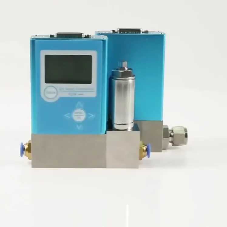 compressed air flow sensor flowmeter control