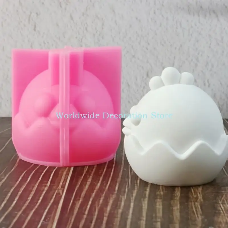 Q39B Hatching Chick Mold for Candle Making,Silicone Mold Animal Epoxy Resin Casting Mold for Diys Craft