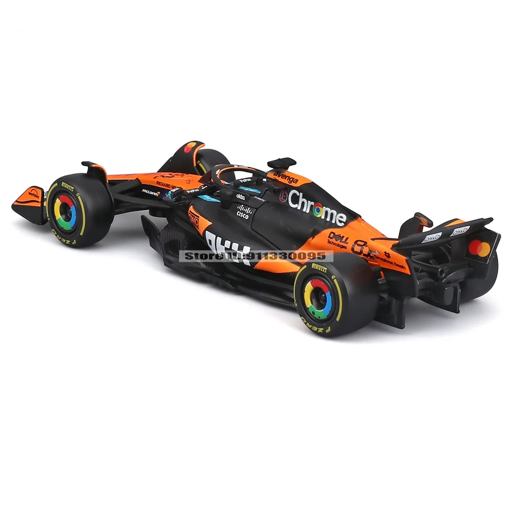 Bburago 1:43 2025 F1 ماكلارين MCL39 SF25 W16 RB21 A525 # 4 لاندو نوريس # 81 لعبة نموذج سيارة أوسكار بيستري مصنوعة من خليط معدني قابلة للتجميع #5