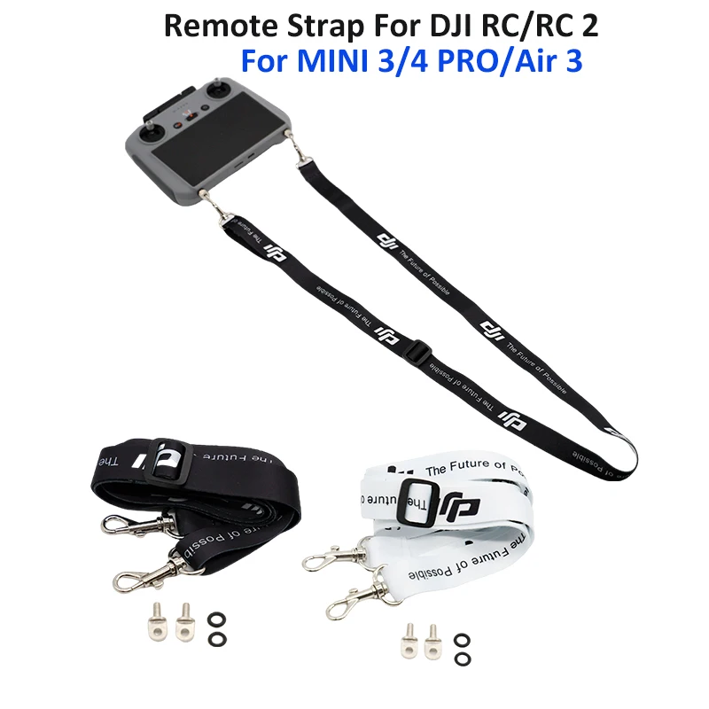 For DJI Mini 3/4 Pro AIR 3 Neck Strap Lanyard W Screws for Mini 3 Pro MAVIC 3 PRO DJI RC 2 Remote Controller Drone Accessories