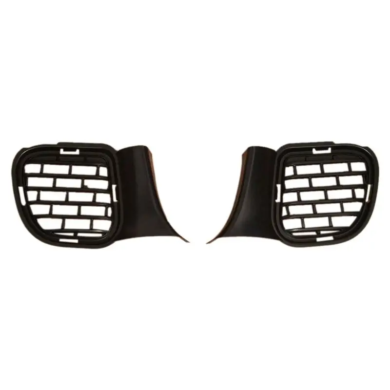 

ABHY-Car Front Bumper Lower Grill Grille Moulding Cover For 2015-2018 Dodge Challenger Fog Light Bezel 68259763AA 68259762AA