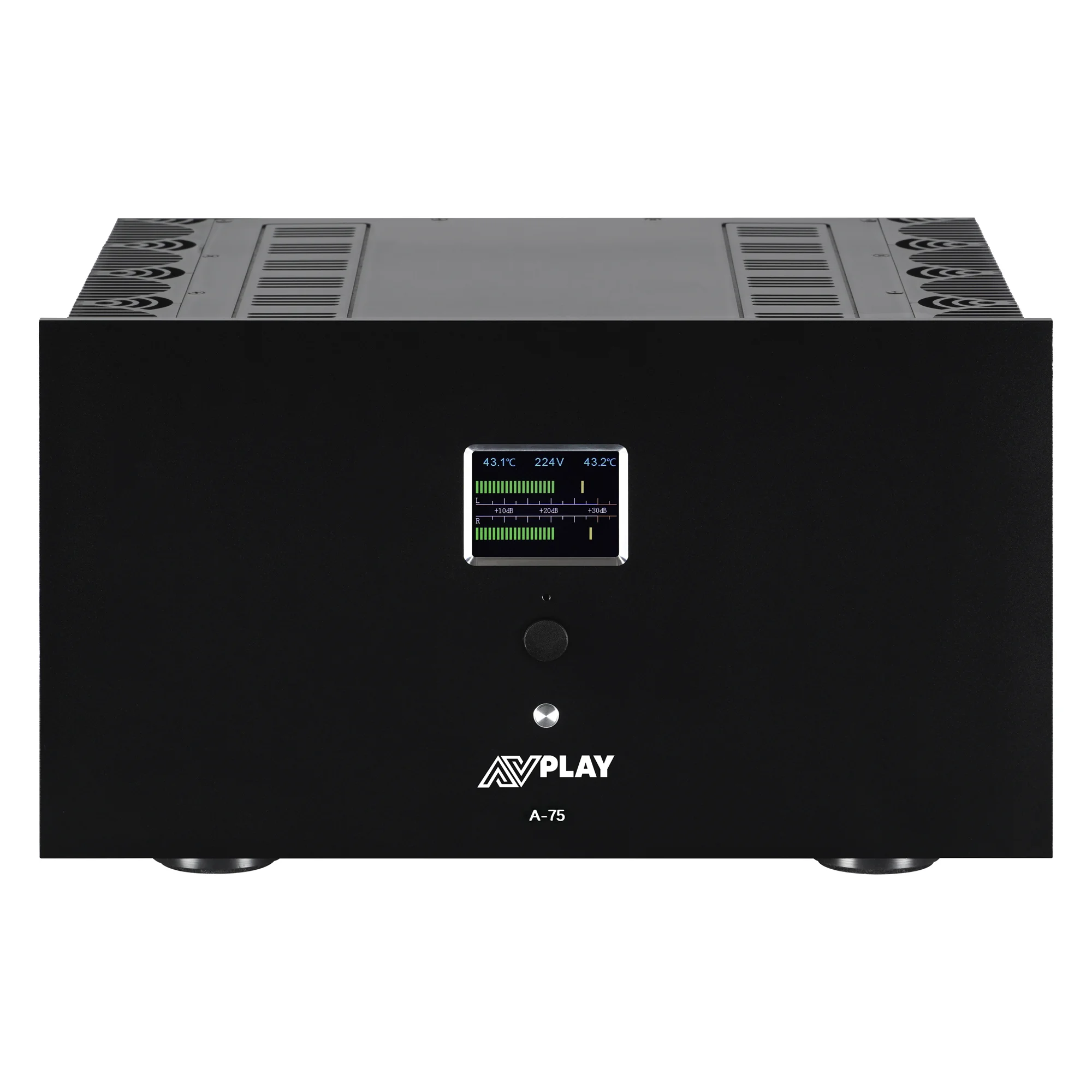 AVplay A-75 HIFI Clase A 80 ~ 300W * 2 amplificador de potencia voltaje Digital temperatura pantalla LCD puente 800W * 1 salida A + B