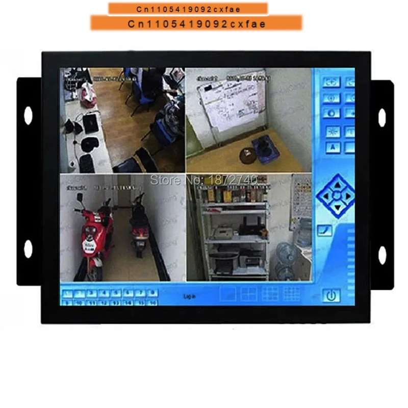 CHJ 8 inch lcd monitor Open Frame Industrial monitor VGA AV BNC metal 4:3