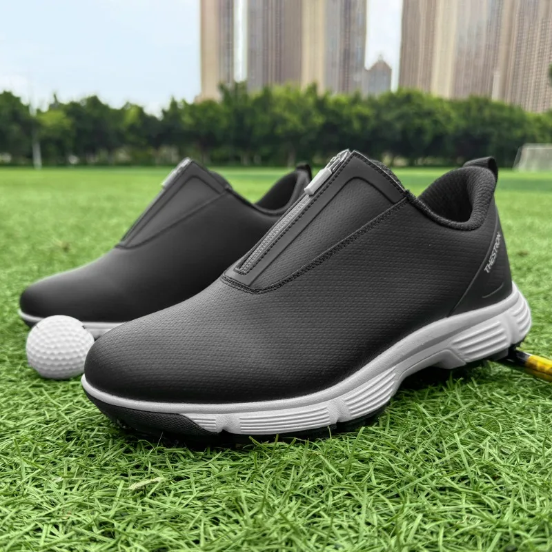 

2025 New Spikes Golf Shoes for Men Big Size 48 49 Gym Sneakers Mens Luxury Brand Golf Training Shoes Designer Zip Sport Shoes