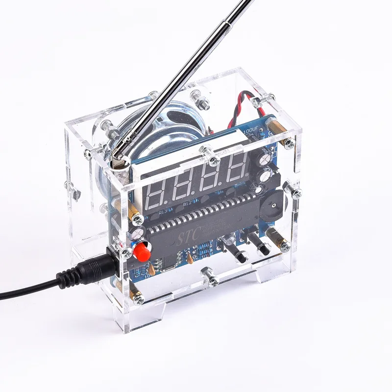 

Radio Production Kit TEA5767 Digital Broadcast Kit 51 MCU DIY Parts, Digital Radio