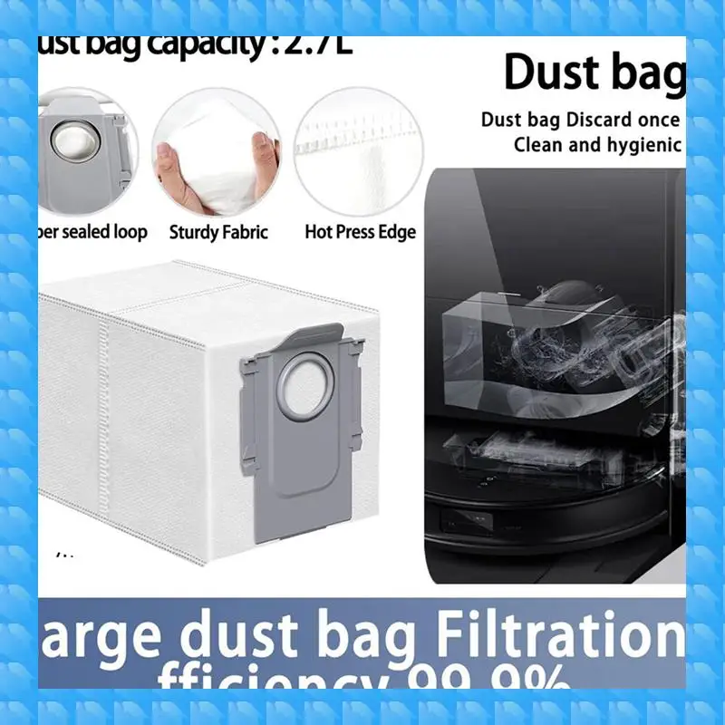 

ETRT 2 Set Replacement Accessories For Roborock Saros 10R / G20s Ultra Robot Vacuum Cleaner Parts Main Side Brush HEPA Filter