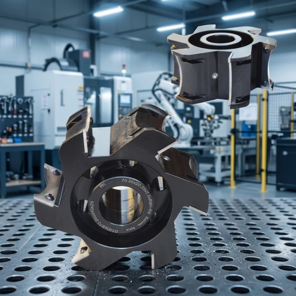 Custom Wood Cutterhead for Precision Cutting in Industrial Workshop  Planer Spindle Replacement Tools for Wood and Timber