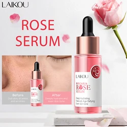 LAIKOU Bulgaria Rose Face Serum Facial Original Nourish Essense Brightening Rejuvenation Deep Moisturizing Serum Skin Care 30ml