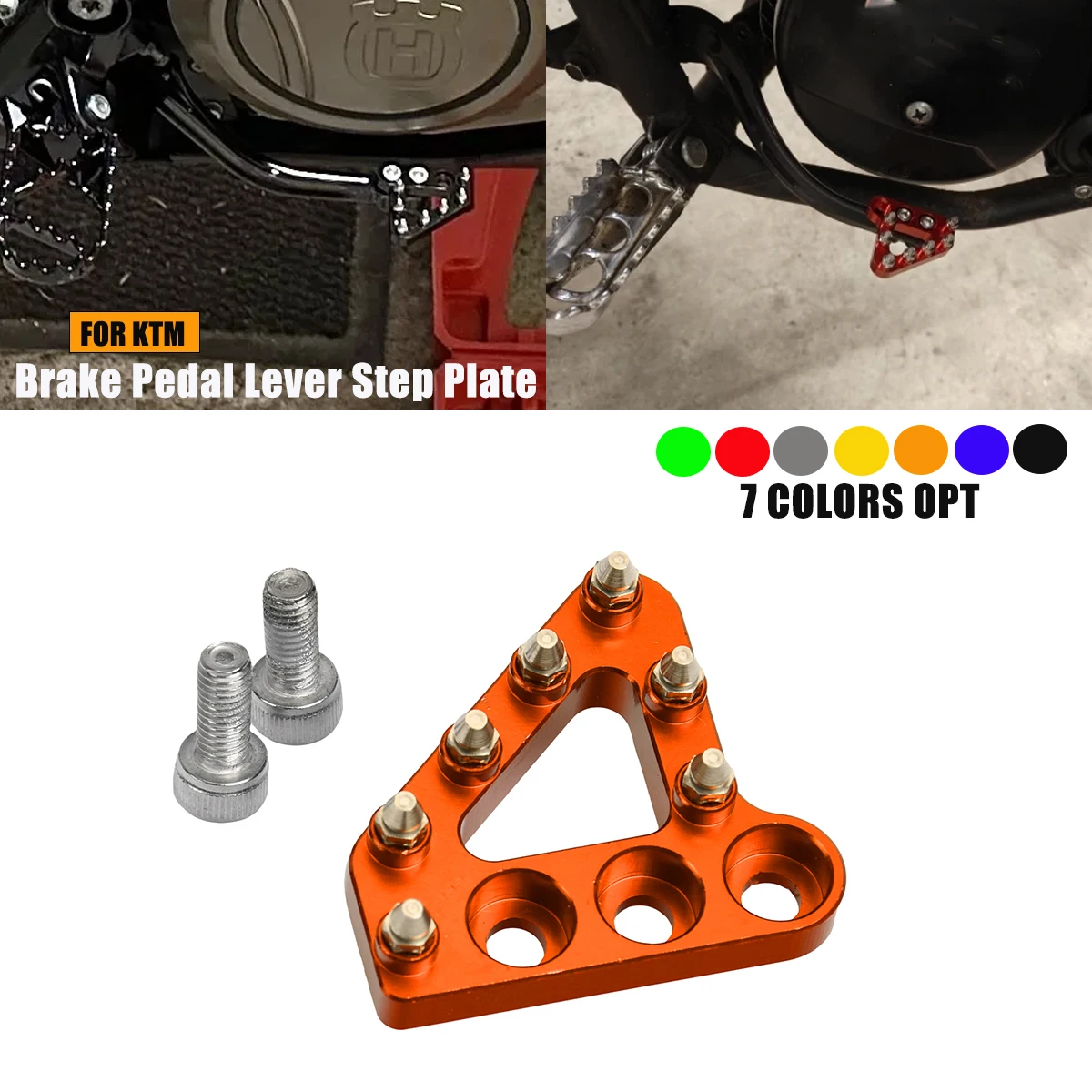 

Motorcycle Brake Pedal Lever Step Plate For KTM 690 Enduro SMC Supermoto 950 990 1050 1090 1190 1290 Adventure SMR SMT Super ADV